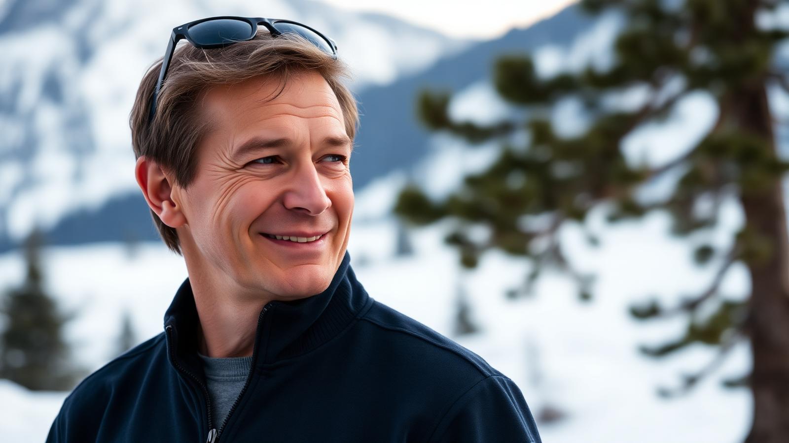 Adam Gee in the mountains